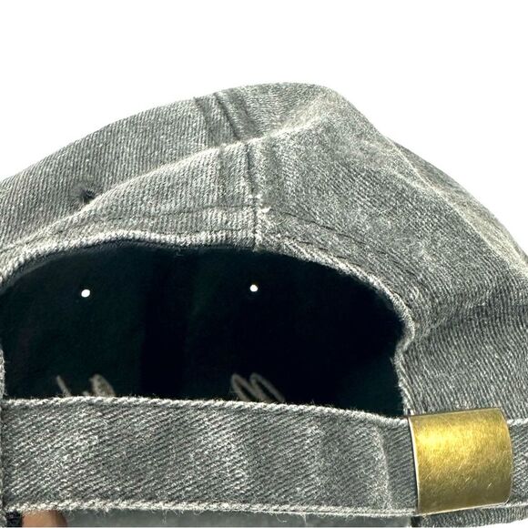 Nurse Life Nissi Caps Denim Grey Washed and White Unisex Adjustable Hat/Cap - Picture 6 of 8